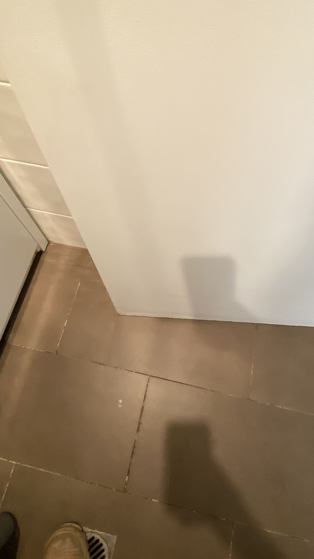 Laundry door base swollen and softened by moisture, Castle Hill